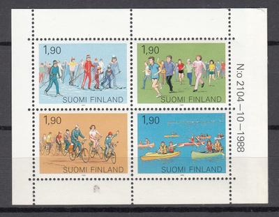 1988 Joukkoliikunta vihkonlehti **