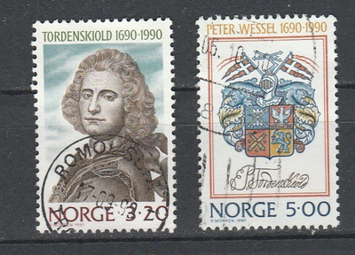 NORJA,  1990 Fa 1089-90, Peter Wessel Tordenskiold