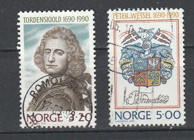 NORJA,  1990 Fa 1089-90, Peter Wessel Tordenskiold
