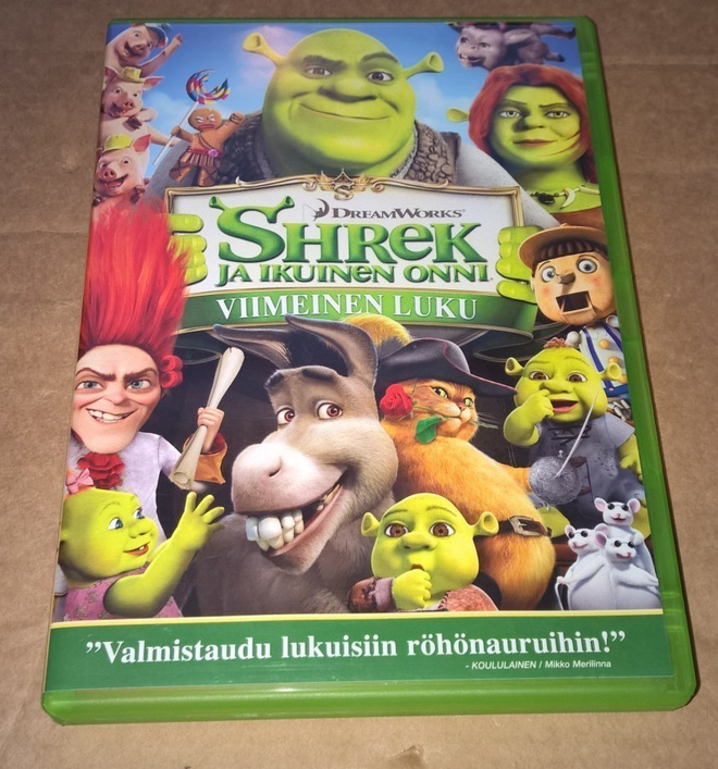 SHREK JA IKUINEN ONNI VIIMEINEN LUKU DVD