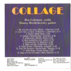 cd, Ben Coleman & Danny Berdichevsky: Collage [jazz] - pikkukuva 4
