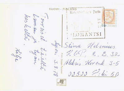 1978 Ilomantsi matkailuleima