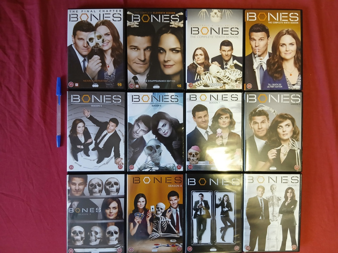 TV-sarja Bones kaudet 1-12 DVD