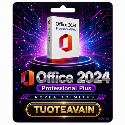 Office 2024 Professional Plus lisenssiavain Windows PC