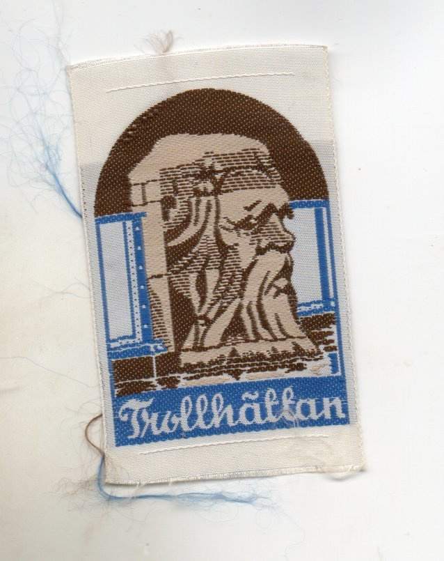 Ruotsi: Trollhättan (matkailu/hihamerkki, kangasta)