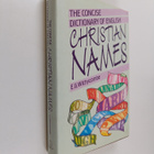 E. G. Withycombe : The concise dictionary of English Chri... - pikkukuva 1