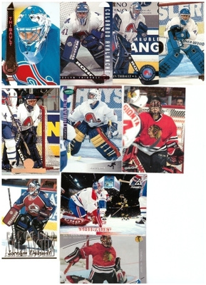 10 x Mv JOCELYN THIBAULT Nordiques Canadiens Blackhawks Aval