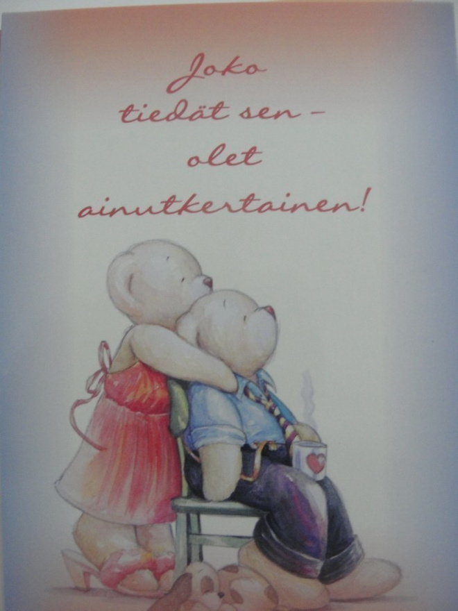NO 159 -  joko tiedät sen - olet ainutkertaineN
