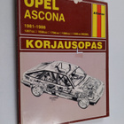 I. M. Coomber : Opel Ascona 1981-1988 : korjausopas - pikkukuva 1