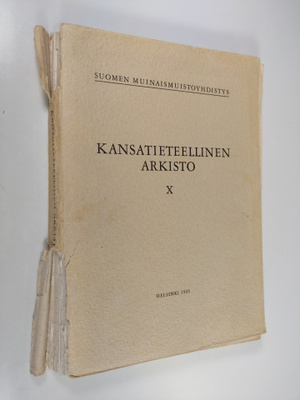 Kansatieteellinen arkisto 10 : Das Dreschen in Finnland