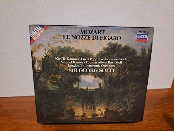 Mozart:Le Nozze Di Figaro-Te Kanawa,Popp,Solti ym. 3CD-Box