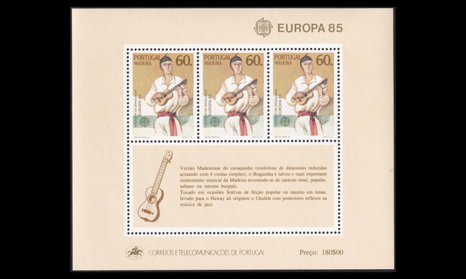 Madeira 97BL6 ** Europa musiikkivuosi (1985)