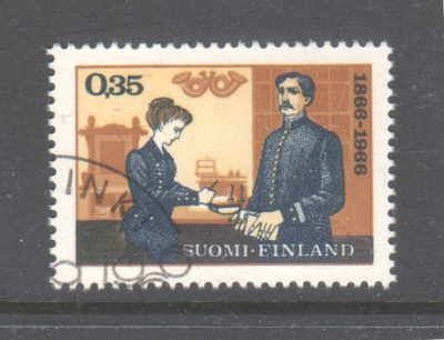 1966 Nordia leimattuna.