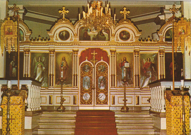 KIRKKOKORTTI - ILOMANTSI - PYHÄN ELIAAN KIRKKO - SISÄKUVA 2