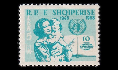 Albania 590 ** Ihmisoikeuksien julistus 10v (1959)