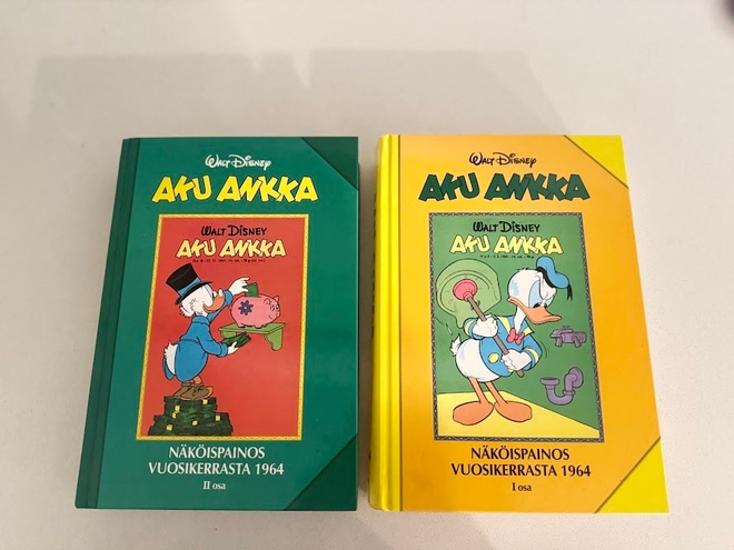Aku Ankka näköispainos 1964 Osat 1 ja 2