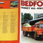 1976 Bedford KG KM kuorma-auto esite - suomalainen - pikkukuva 1