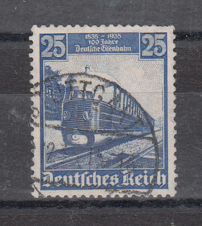 REICH 1935 Rautatiet