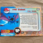 Topps Pokemon Black Logo Textured Holo Flames Foil #41 Zubat - pikkukuva 3