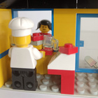 Lego town 6683 Nakkikioski vuodelta1983 - pikkukuva 2