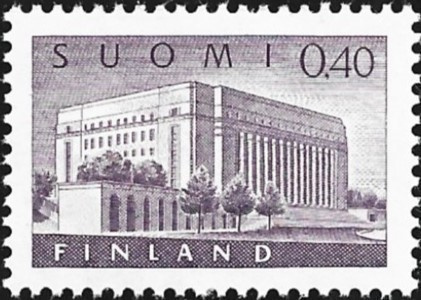 1963 Yleism Eduskuntatalo 0,40 pap xTe ** LaPe 567 x