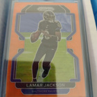 Lamar Jackson orange wave prizm /60 NFL - pikkukuva 1
