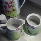 TOSI KAUNIS KUKKA-AIHEINEN MSA-HOME COLLECTION KAHVIASTIASTO - pikkukuva 4