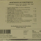 Beruhmte ouverturen II • Humperdink • Rossini • Verdi... CD - pikkukuva 3