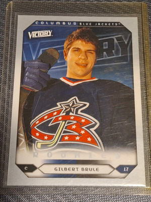 2005-06 Upper Deck Victory Rookie Gilbert Brule RC Card# 255