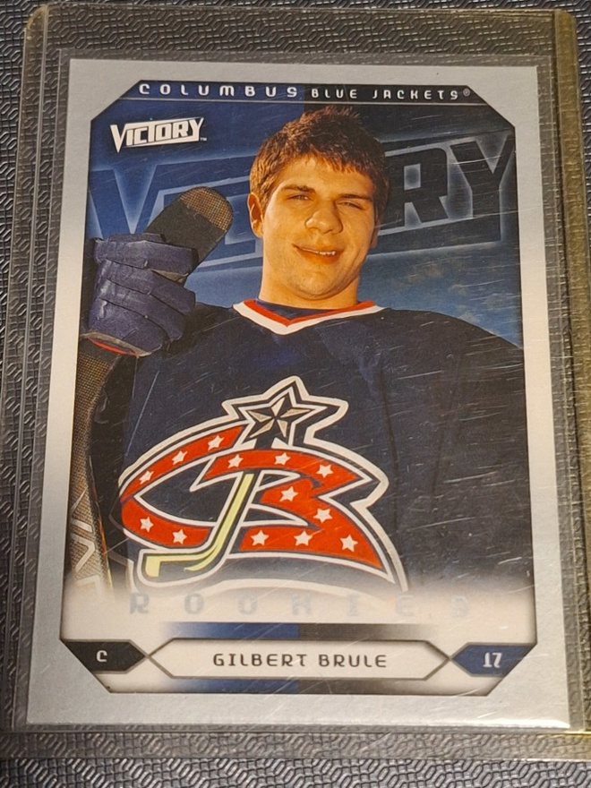 2005-06 Upper Deck Victory Rookie Gilbert Brule RC Card# 255