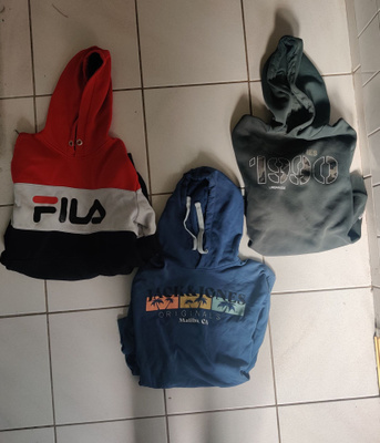 Jack & Jones huppari 2 x ja Fila huppari