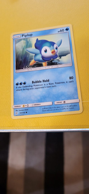 Piplup #54 Pokemon Cosmic Eclipse common keräilykortti