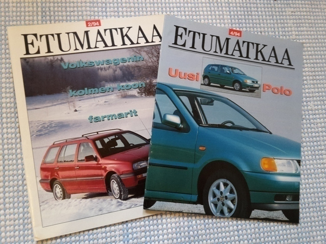 VW, Audi, Seat Etumatkaa -lehdet, 1994