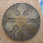 VANHA Mitali Osanottaja CCCP Olympia Joukkue Sapporo 1972 - pikkukuva 2