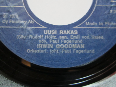 IRWIN GOODMAN SINGLE HÄIRIKKÖ / UUSI RAKAS 1976