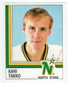 1987-88 Panini #288 Kari Takko, ex-Ässät