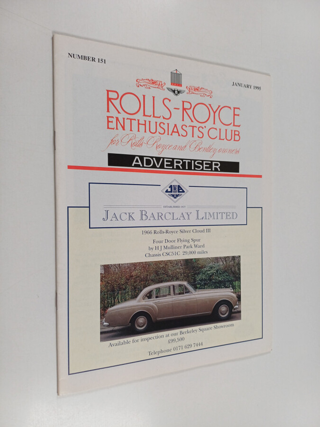 Rolls-Royce enthusiasts' club for Rolls-Royce and Bentley...
