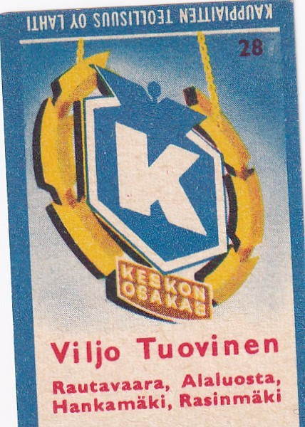 Rautavaara, Viljo Tuovinen 28     7/6