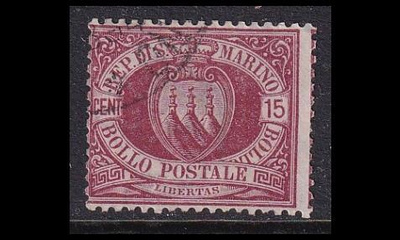 San Marino 15 o Vaakuna 15 C (1892)