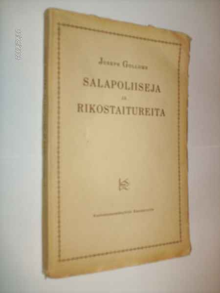 Gollomb: Salapoliiseja ja Rikostaitureita (1 p. 1928) Sis.pk