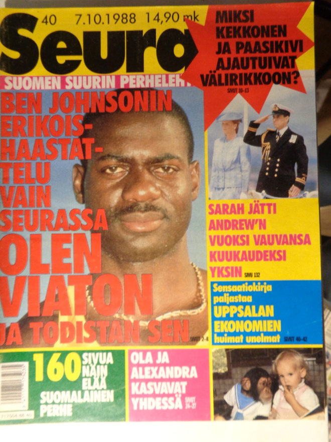 Seura lehti Nro 40/1988 (26.10)