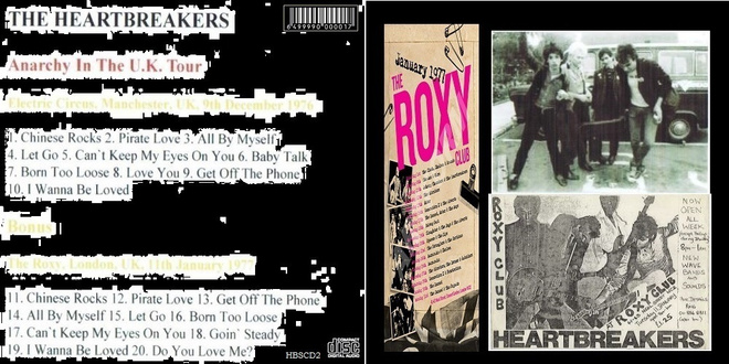 THE HEARTBREAKERS anarchy in the u.k. tour 1976-1977 ...cult