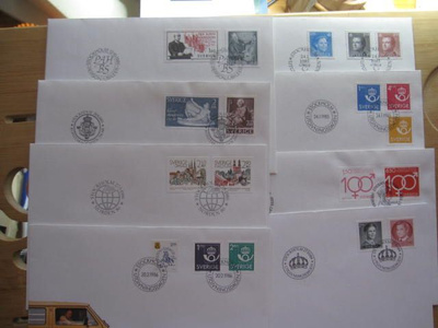 Ruotsi, 8 erinlaista FDC-kuorta