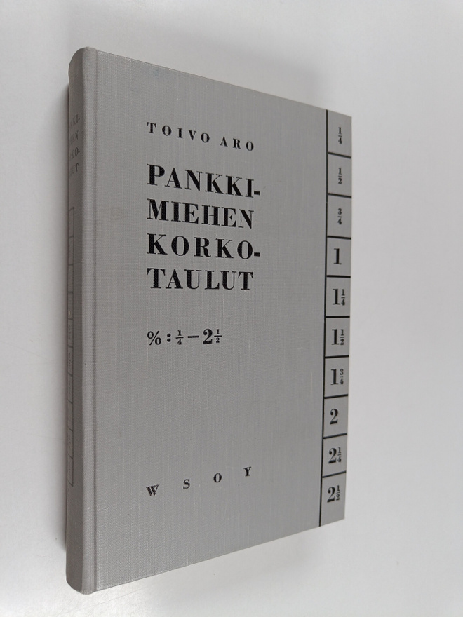 Pankkimiehen korkotaulut 1