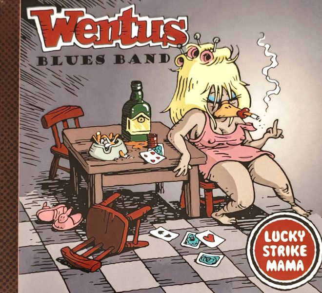 Wentus Blues Band - Lucky Strike Mama uudenveroinen cd-levy