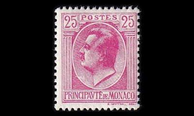 Monaco 82 ** Louis II 25 C rosa (1924)