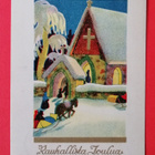Vanha joulukortti kulk. 1938 - pikkukuva 1