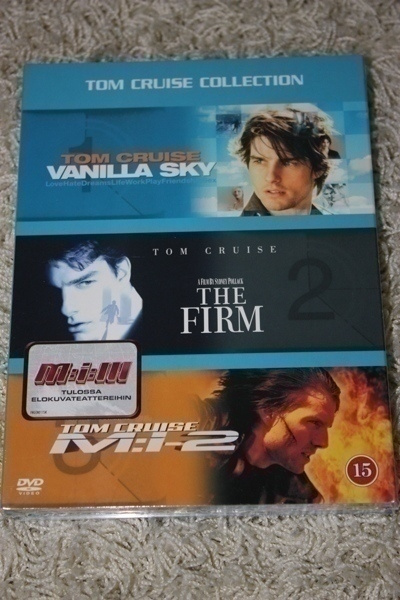 Tom Cruise Collection (3DVD) – 3 elokuvaa - UUSI