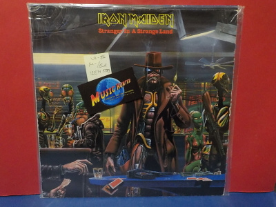 IRON MAIDEN - STRANGER IN A STRANGER LAND M-/EX 12 MAXI