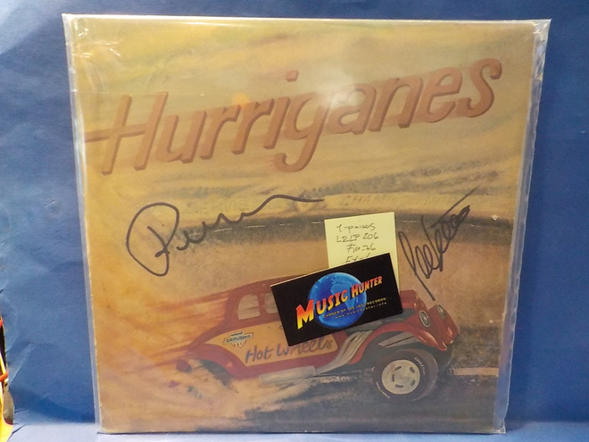 HURRIGANES - HOT WHEELS EX-/VG+ LP KAHDELLA NIMMARILLA